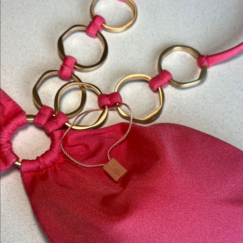 NWT Cult Gaia Pink Bikini Set - Picture 9 of 9